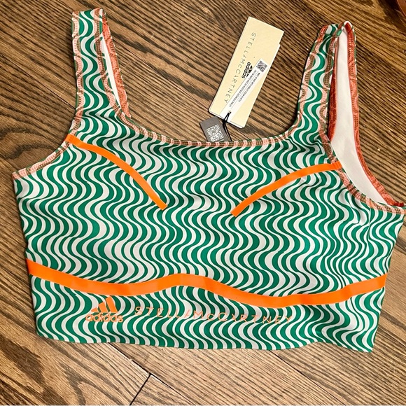 NWT Adidas by Stella McCartney Truepurpose Printed Green / Clear Onix Set - Picture 6 of 13